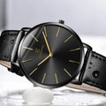 Fashion Men's Quartz Watches Thin Mens Watches Blue Glass Men Watch Men's Watch erkek kol saati reloj hombre Relogio Masculino