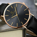 Fashion Men's Quartz Watches Thin Mens Watches Blue Glass Men Watch Men's Watch erkek kol saati reloj hombre Relogio Masculino